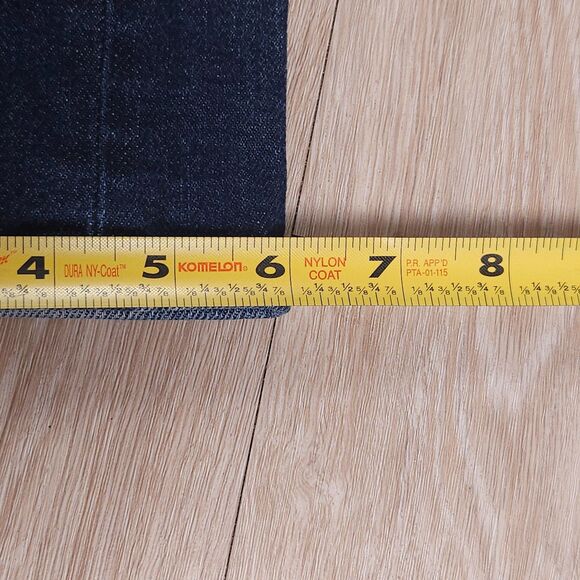 Uniqlo Slim Straight Selvedge Jeans Mens 29x34(31) Blue Kaihara Stretch Mid Rise - Picture 11 of 11